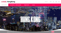 Desktop Screenshot of disfrutahongkong.com