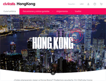 Tablet Screenshot of disfrutahongkong.com
